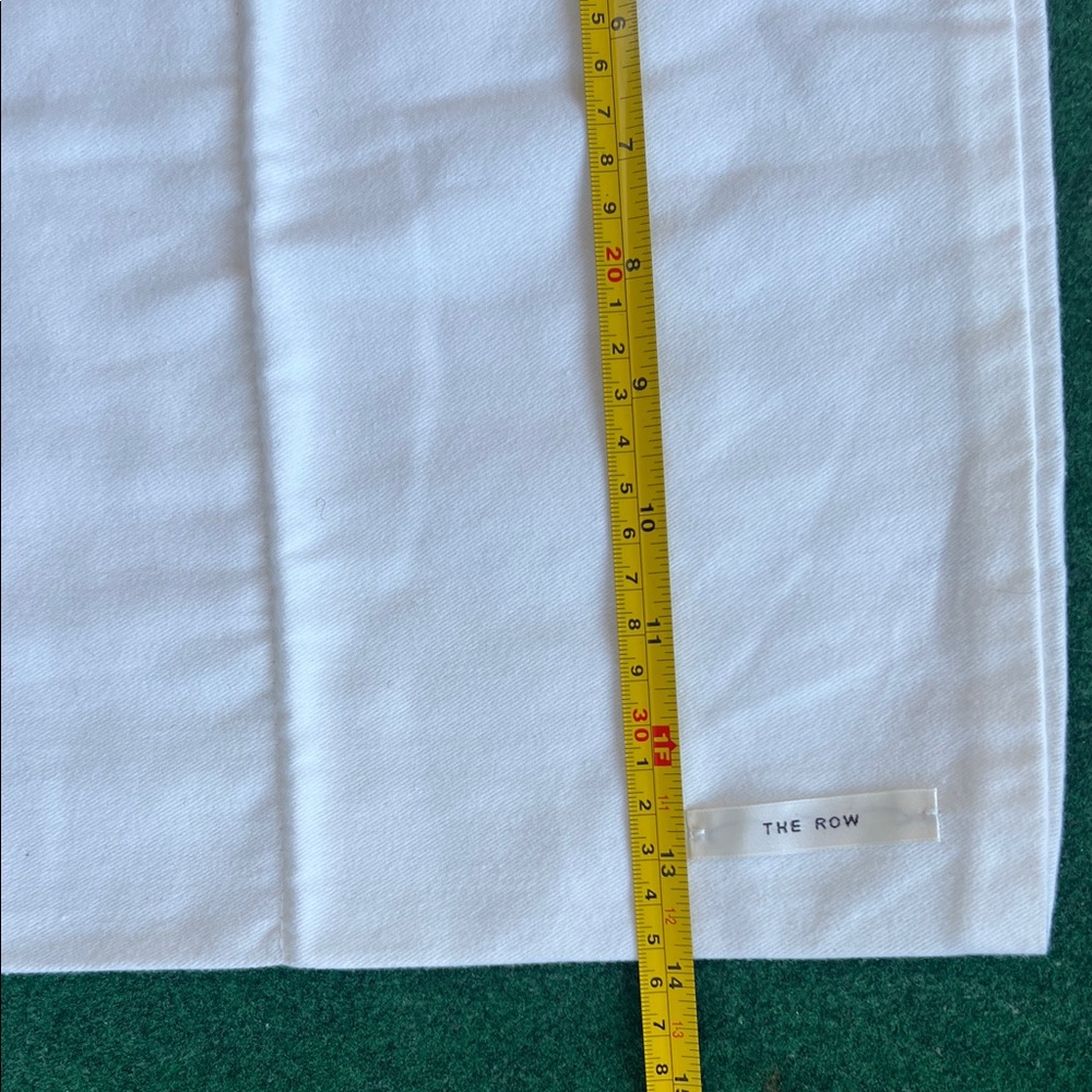 The Row White Drawstring Storage Pouch - Picture 2 of 2